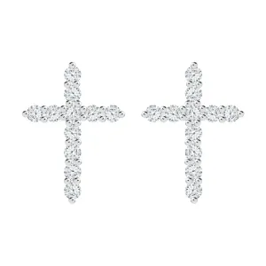 Preciosa Design Silberohrringe Tender Crosses mit kubischem Zirkonia Preciosa 5333 00