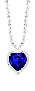 Preciosa Moderne Halskette Blaues Herz mit böhmischem Kristall 2025 68