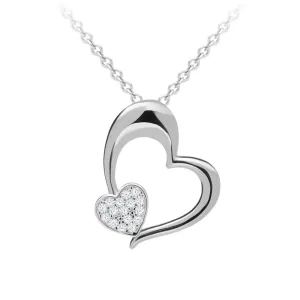Preciosa RomanticRomantische Silberkette Tender Heart mit kubischem Zirkonia Preciosa 5334 00