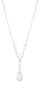 Preciosa Sanfte Silberkette mit echter Perle Pearl Heart 5356 01