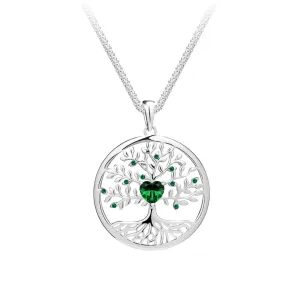 Preciosa Schöne Silberkette Glocke Baum des Lebens Sparkling Tree of Life 5329 66 (Halskette, Anhänger)