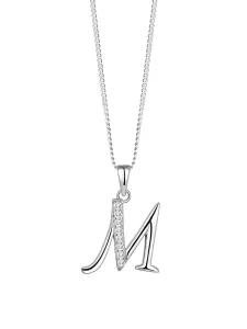 Preciosa Silberkette Buchstabe „M“ 5380 00M (Kette, Anhänger)