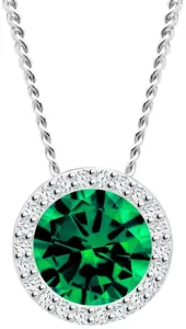 Preciosa Silberkette Luchs Emerald 5268 66 (Kette, Anhänger)