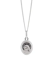 Preciosa Silberkette mit Medaillon JungfrauMarie 6154 00