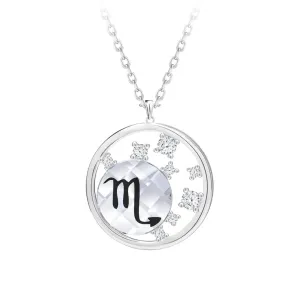 Preciosa Silberkette mit tschechischem Kristall Skorpion Sparkling Zodiac 6150 91 (Halskette, Anhänger)