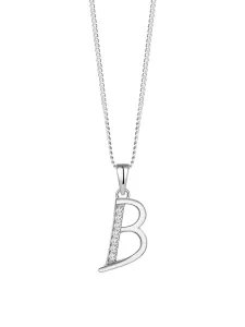 Preciosa Silberne Halskette Buchstabe „B“ 5380 00B (Kette, Anhänger)