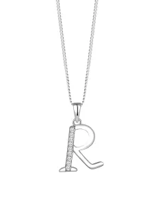 Preciosa Silberne Halskette Buchstabe „R“ 5380 00R (Kette, Anhänger)