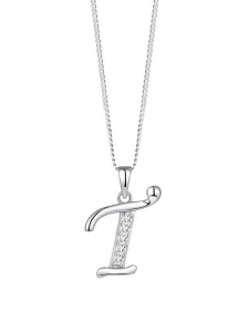 Preciosa Silberne Halskette Buchstabe „T“ 5380 00T (Kette, Anhänger)