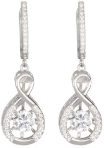 Preciosa Silberne Ohrringe mit KristallenPrecision 5187 00