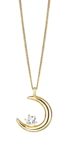 Preciosa Vergoldete Halskette Mond PURE 5381Y00 (Kette, Anhänger)