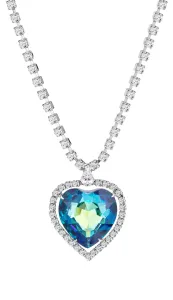 Preciosa Wunderschöne Halskette Blaues Herz mit tschechischem Kristall 2025 46