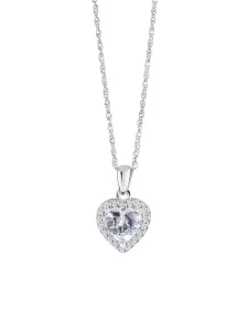 Preciosa Zarte Silberkette mit Herz Velvet Heart 5370 00
