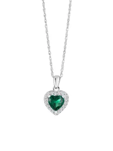 Preciosa Zarte Silberkette mit Herz Velvet Heart 5370 66