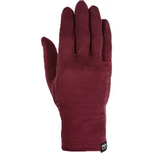 PROGRESS MERINO GLOVES Handschuhe aus der Merino-Wolle, weinrot, größe L