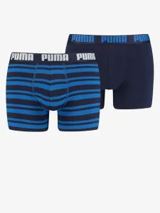 Puma HERITAGE STRIPE BOXER 2P Boxershorts, dunkelblau, größe M #1028578