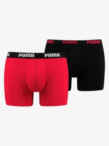 Puma BASIC BOXER 2P Herren Boxershorts, rot, größe M