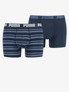 Puma HERITAGE STRIPE BOXER 2P Boxershorts, dunkelblau, größe L