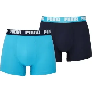 Puma MEN EVERYDAY BASIC BOXER 2P Herren Boxershorts, hellblau, größe XL