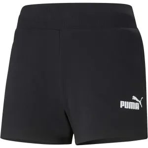 Puma ESS 4 SWEATS TR Damenshorts, schwarz, größe XL