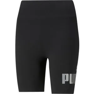 Puma ESS+ METALLIC 7 SHORT LEGGINGS Damenleggings, schwarz, größe L