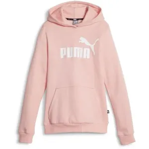 Puma ESS LOGO HOODIE FL G Kapuzenpullover für Mädchen, rosa, größe 140