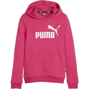 Puma ESS LOGO HOODIE FL G Kapuzenpullover für Mädchen, rosa, größe 140