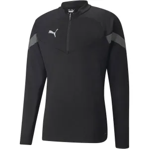 Puma TEAMFINAL TRAINING 1/4 ZIP TOP Trainingssweatshirt für den Herrn, schwarz, größe L