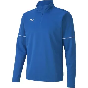 Puma TEAMGOAL 1 4 ZIP TOP CORE Herren Sweatshirt, blau, größe L