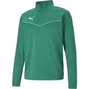 Puma TEAMRISE TOP Herren Fußball Sweatshirt, grün, größe L