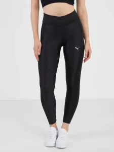 Puma TRAIN FAVORITES AOP HIGH WAIST 7/8 TIGHT Damenleggings, schwarz, größe XL