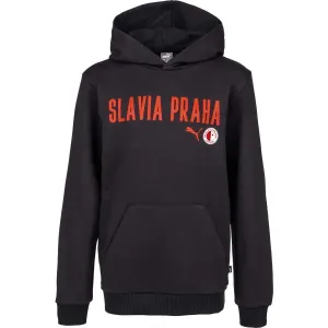Puma Slavia Prague Graphic Hoody BLK Herren Kapuzenpullover, schwarz, größe M