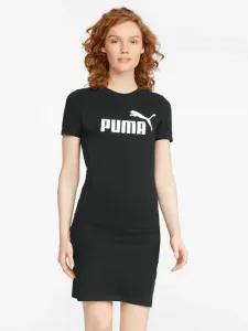 Puma ESS SLIM TEE DRESS Kleid, schwarz, größe XS