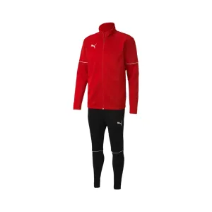 Puma TEAM GOAL TRACKSUIT CORE JR Jungen Trainingsanzug, rot, größe 164