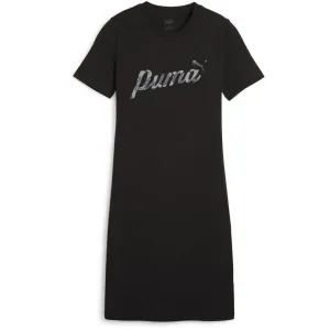 Puma ESSENTIALS + BLOSSOM GRAPHIC DRESS Damenkleid, schwarz, größe M