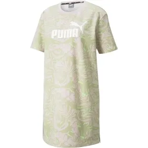 Puma FLORAL VIBES AOP DRESS Kleid, hellgrün, größe L