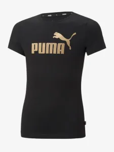 Puma ESS+ Kinder  T‑Shirt Schwarz