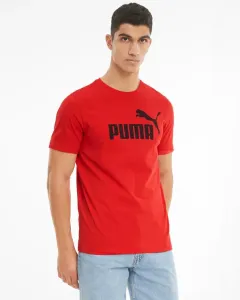 Puma ESS LOGO TEE B Jungenshirt, rot, größe XL