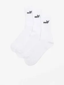 Puma SOCKS 7308 3P Socken, weiß, größe 35-38