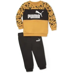 Puma ESS+ MATES INFANTS JOGGER FL DESERT Kinder Trainingsanzug, schwarz, größe 98