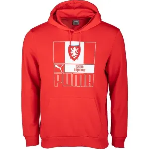 Puma FACR FTBLCORE HOODY RED Herren Sweatshirt, rot, größe XL