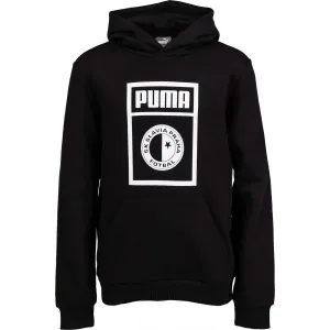 Puma SLAVIA PRAGUE GRAPHIC TEE JR Sweatshirt für Kinder, schwarz, größe 128
