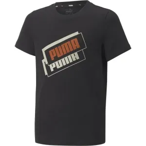 Puma ALPHA HOLIDAY TEE B Herrenshirt, schwarz, größe 152