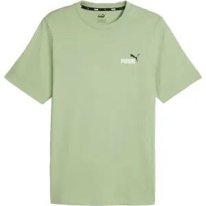 Puma ESS+2 COL SMALL LOGO TEE Herrenshirt, hellgrün, größe XL