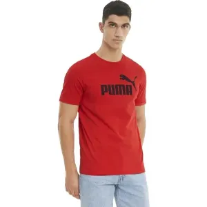 Puma ESS LOGO TEE B Jungenshirt, rot, größe M