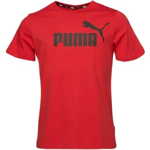 Puma ESS LOGO TEE B Jungenshirt, rot, größe S