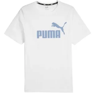 Puma ESS LOGO TEE Herrenshirt, weiß, größe XL