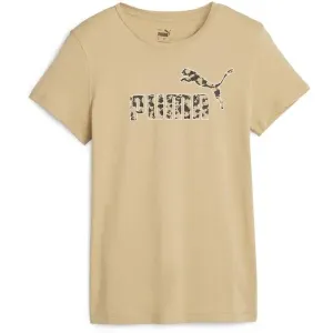 Puma ESSENTIALS+ANIMAL TEE Damenshirt, beige, größe XL