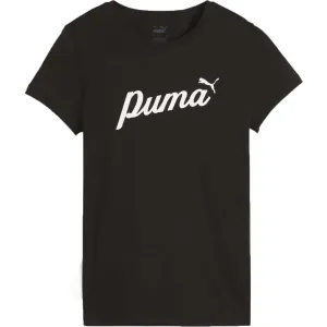 Puma ESSENTIALS + BLOSSOM SCRIP TEE Damen T-Shirt, schwarz, größe XL