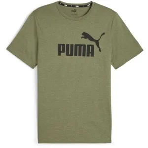 Puma ESSENTIALS HEATHER TEE Herren Sportshirt, khaki, größe XL