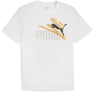 Puma ESSENTIALS + Logo LAB SUMMER TEE Herren T-Shirt, weiß, größe L